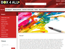 Tablet Screenshot of box4all.com